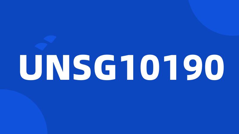 UNSG10190