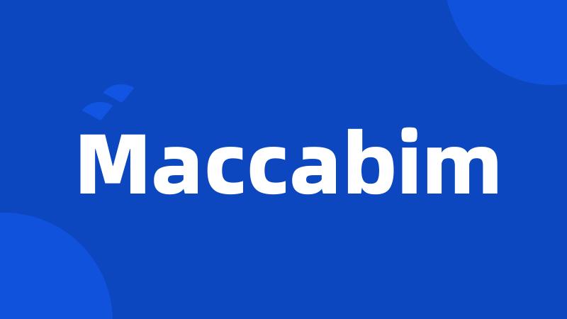 Maccabim