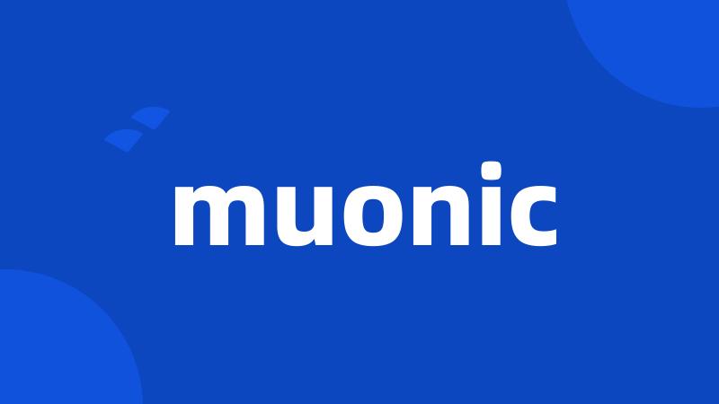 muonic