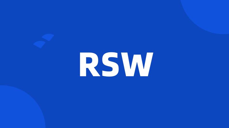 RSW