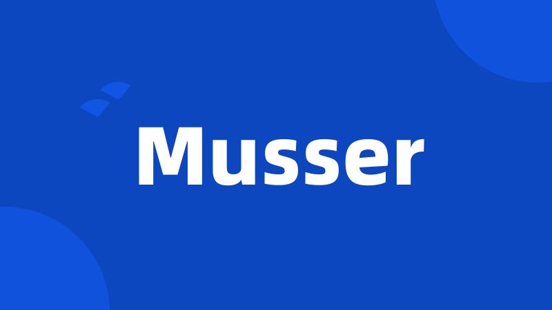 Musser