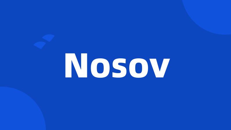 Nosov