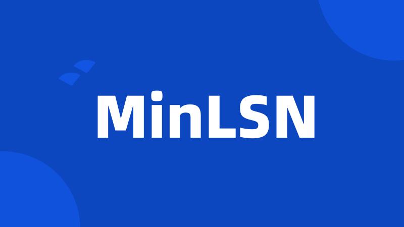 MinLSN