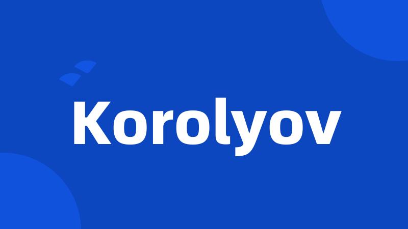 Korolyov