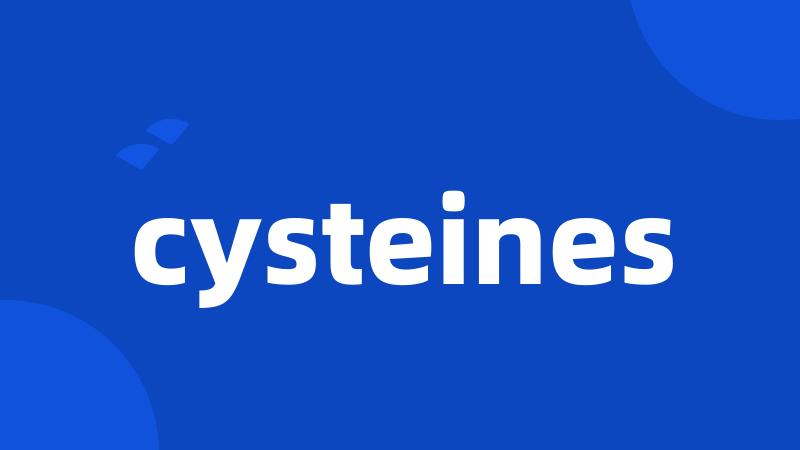 cysteines