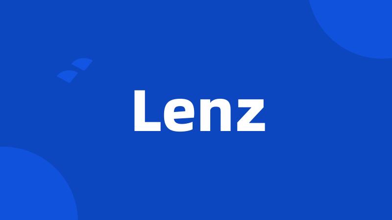 Lenz