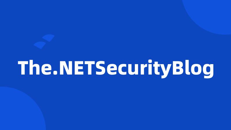 The.NETSecurityBlog