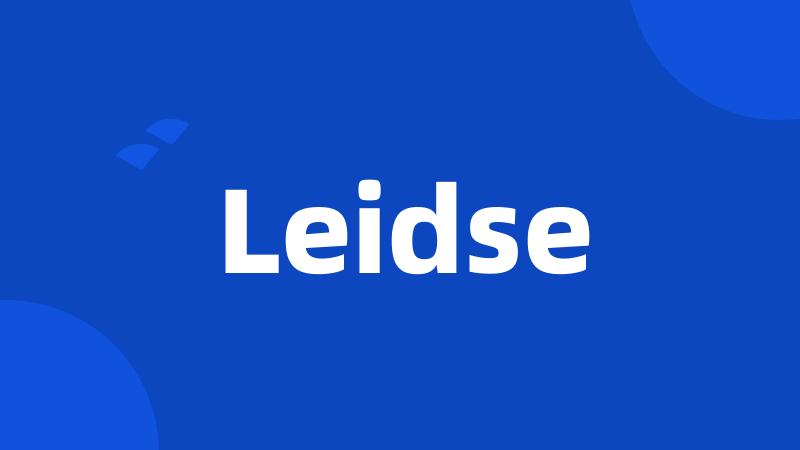 Leidse