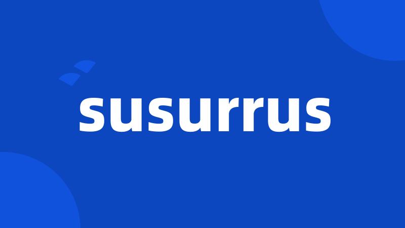 susurrus