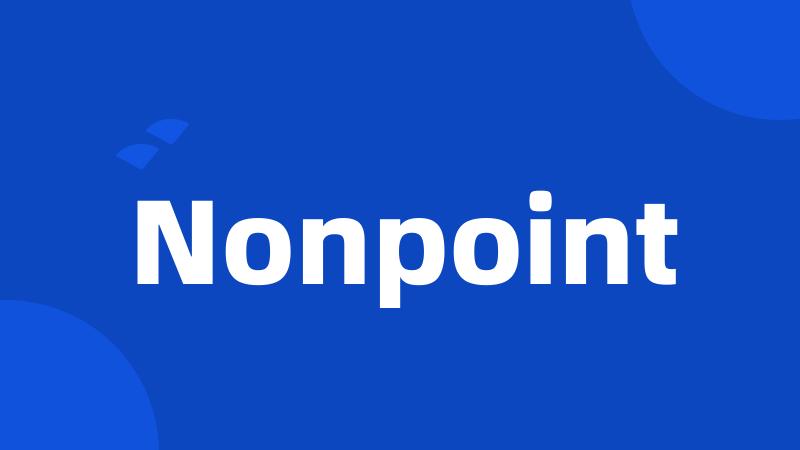 Nonpoint