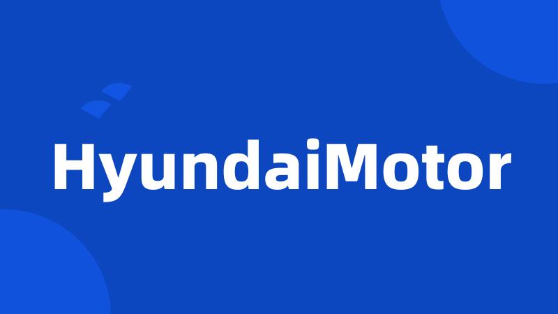 HyundaiMotor