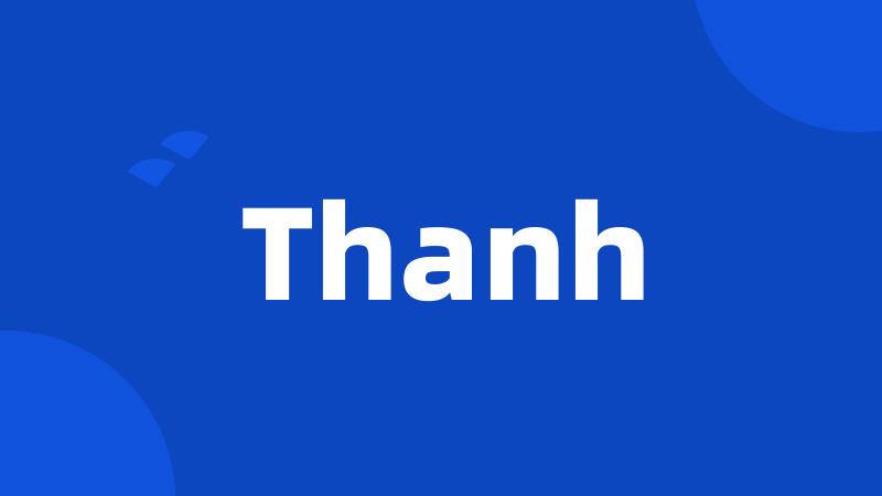 Thanh