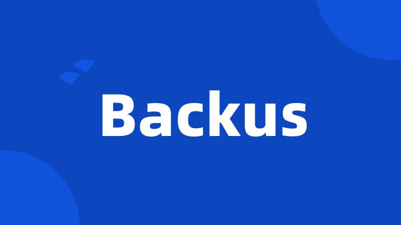 Backus