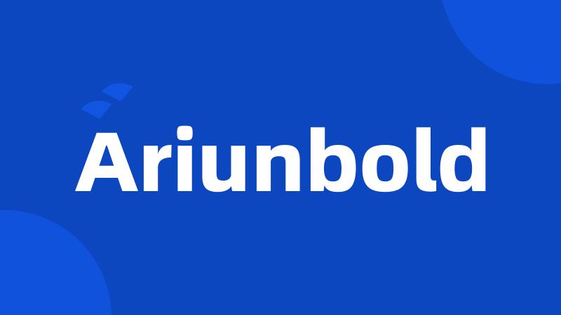 Ariunbold