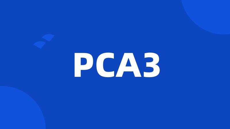 PCA3