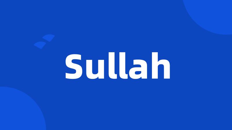 Sullah