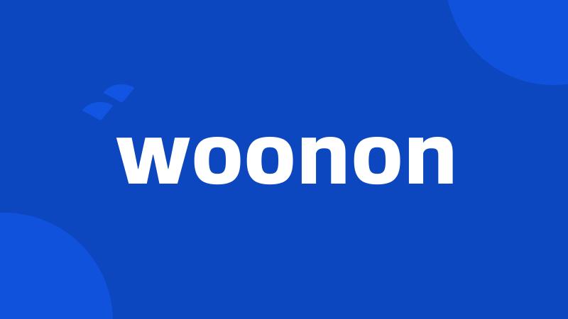 woonon