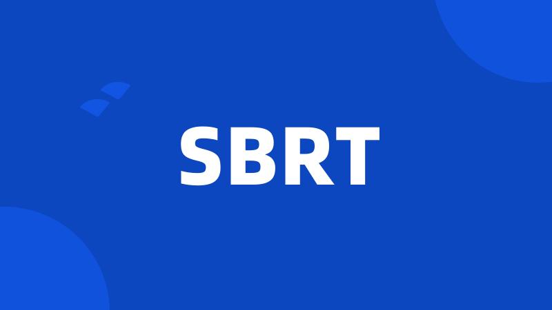 SBRT