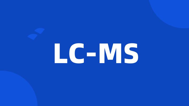 LC-MS