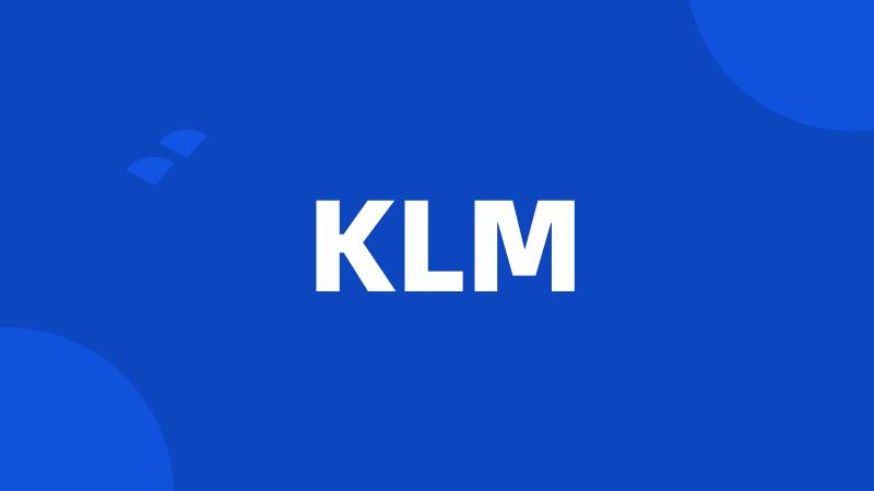 KLM