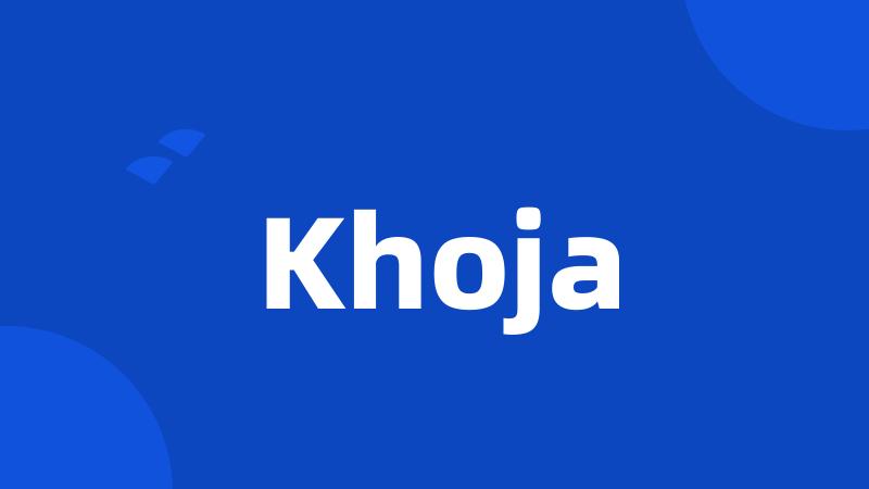 Khoja