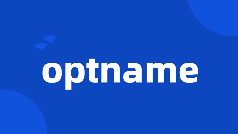 optname