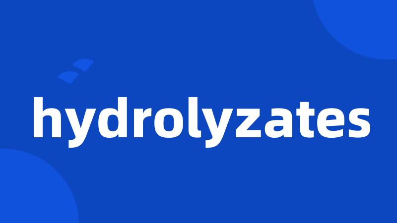 hydrolyzates