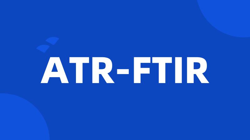 ATR-FTIR