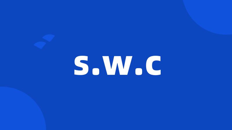 s.w.c