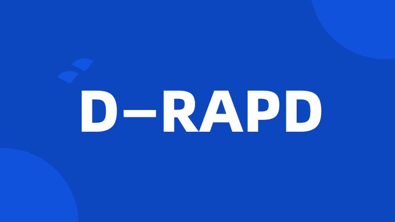 D—RAPD