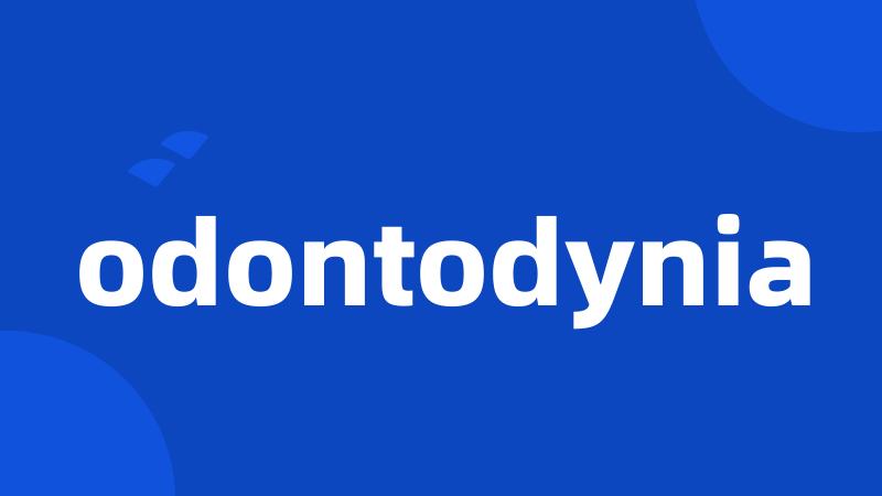 odontodynia