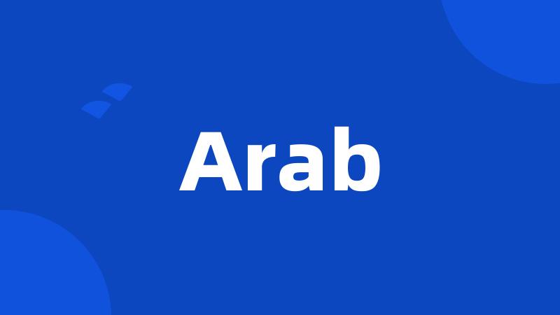 Arab