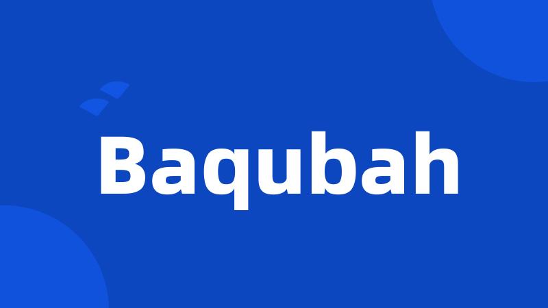 Baqubah