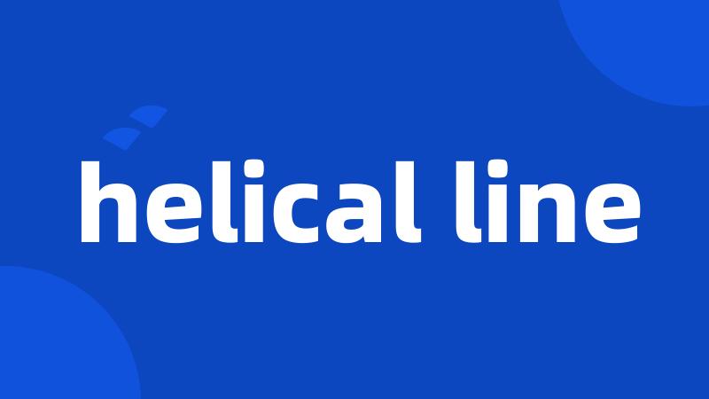 helical line