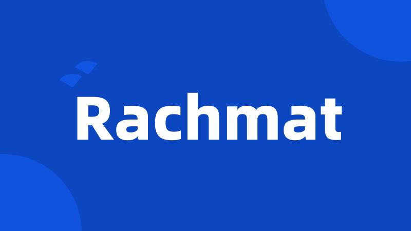 Rachmat