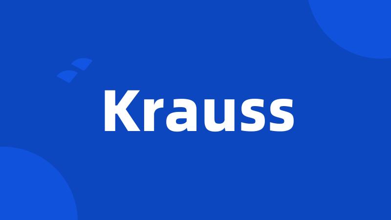 Krauss