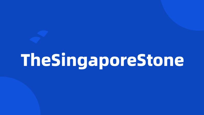 TheSingaporeStone