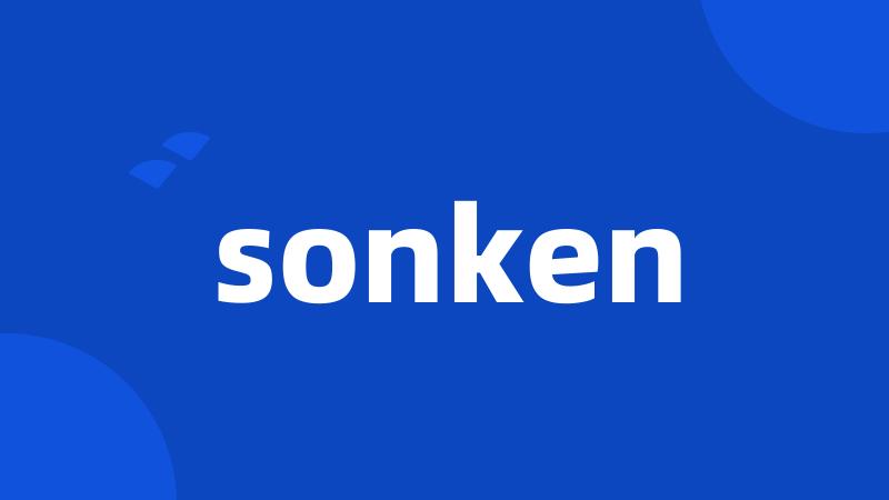 sonken