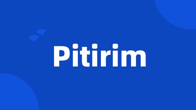 Pitirim