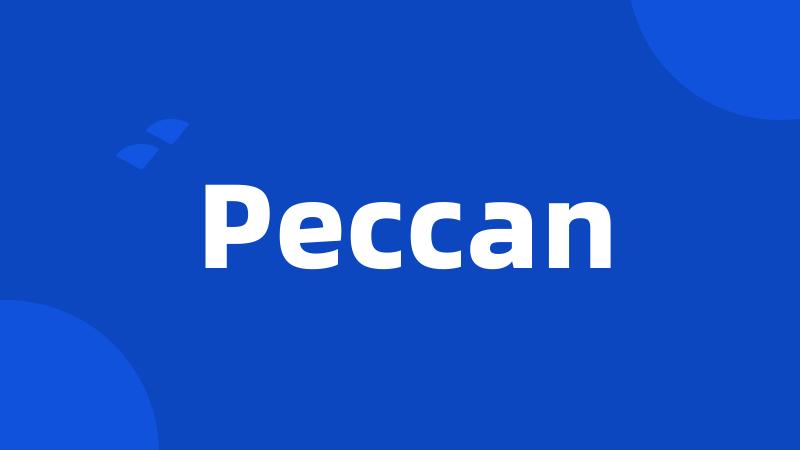 Peccan