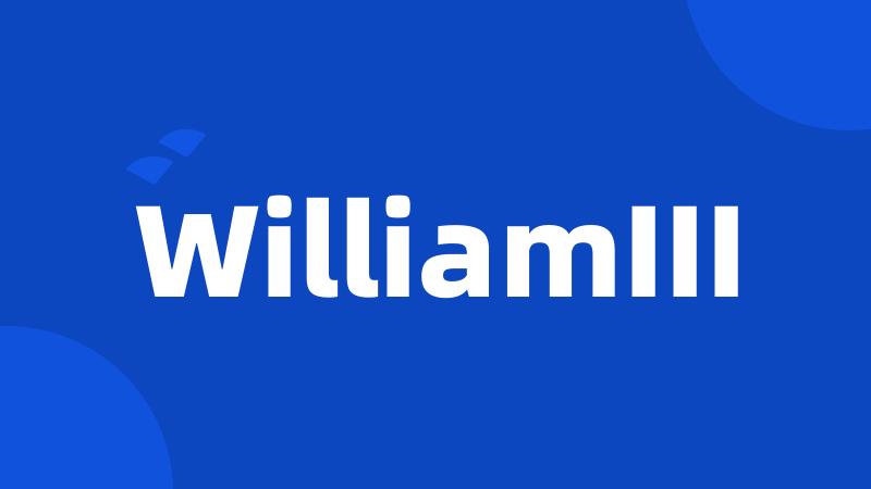 WilliamIII