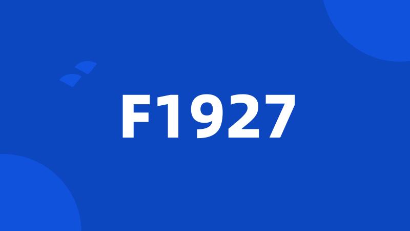 F1927
