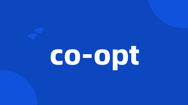 co-opt