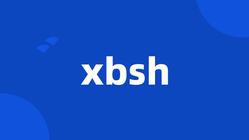 xbsh