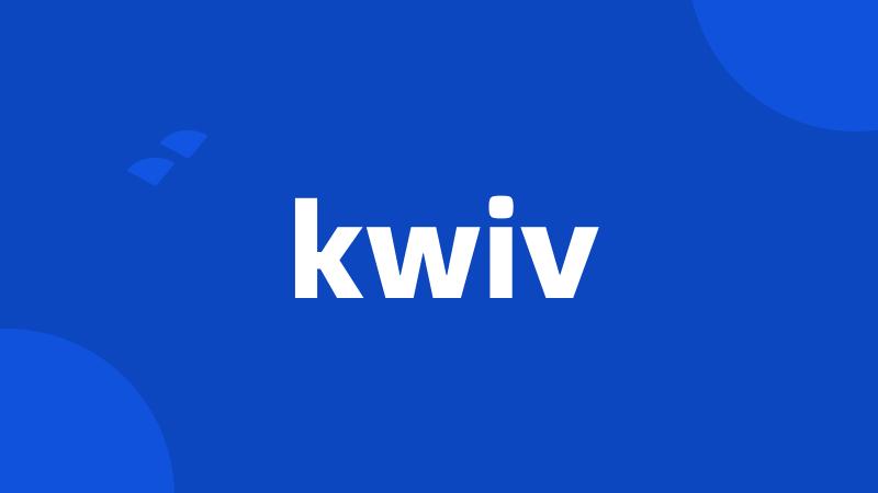 kwiv