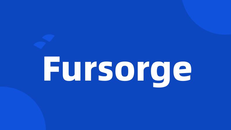 Fursorge