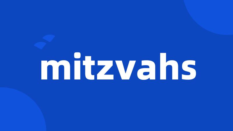 mitzvahs