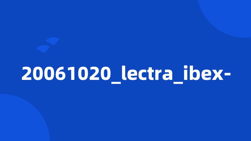 20061020_lectra_ibex-