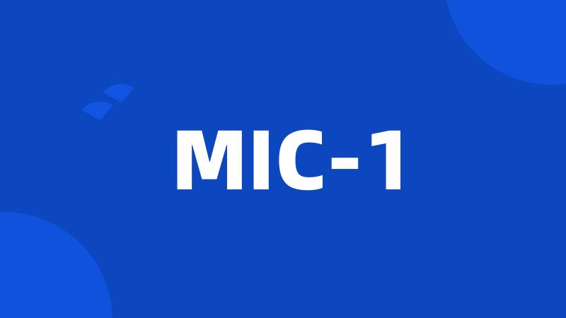 MIC-1