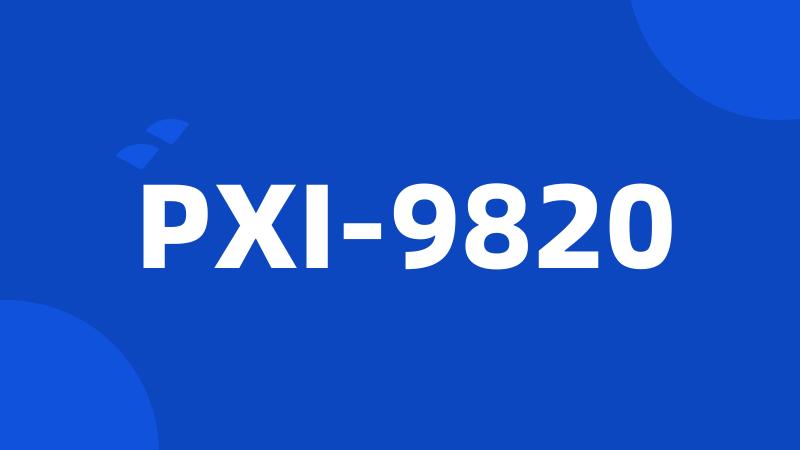 PXI-9820